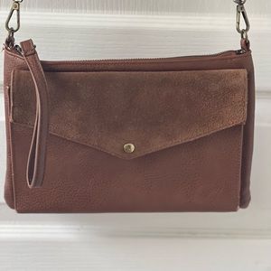 Altar’d State Brown leather and suede bag